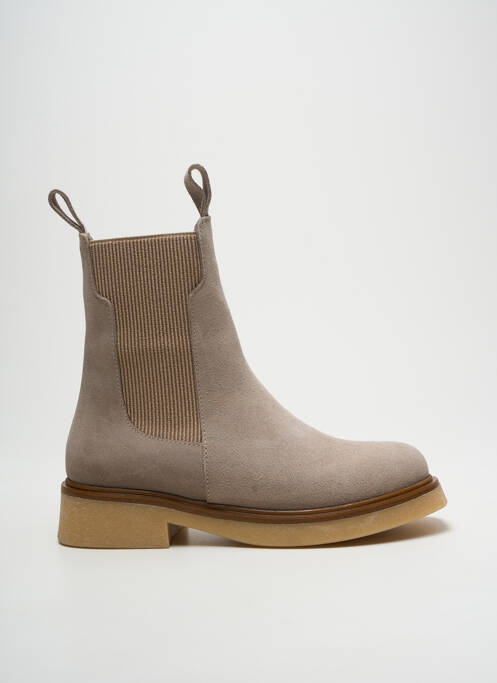 Bottines/Boots beige LA VIE EST BELLE pour femme