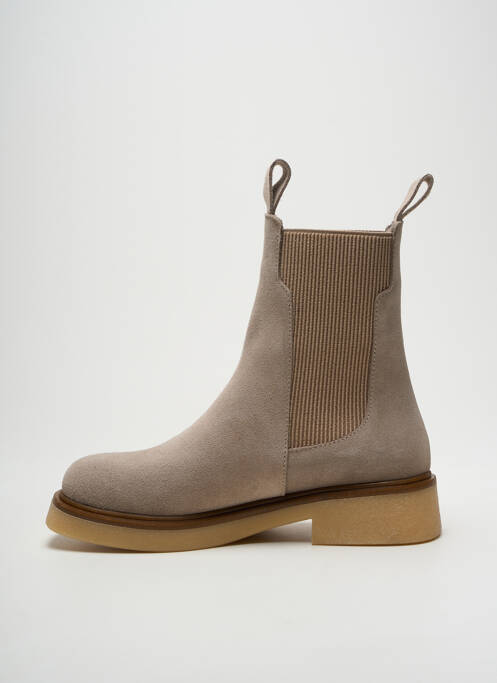 Bottines/Boots beige LA VIE EST BELLE pour femme