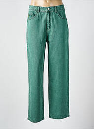 Jeans coupe large taille normale taille normale vert FRNCH femme
