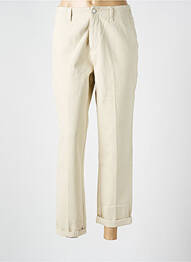 Jeans coupe droite taille normale taille normale beige LABDIP femme