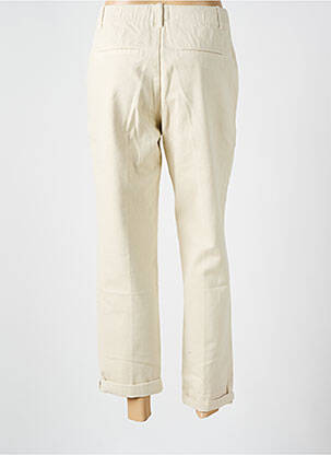 Jeans coupe droite taille normale taille normale beige LABDIP femme
