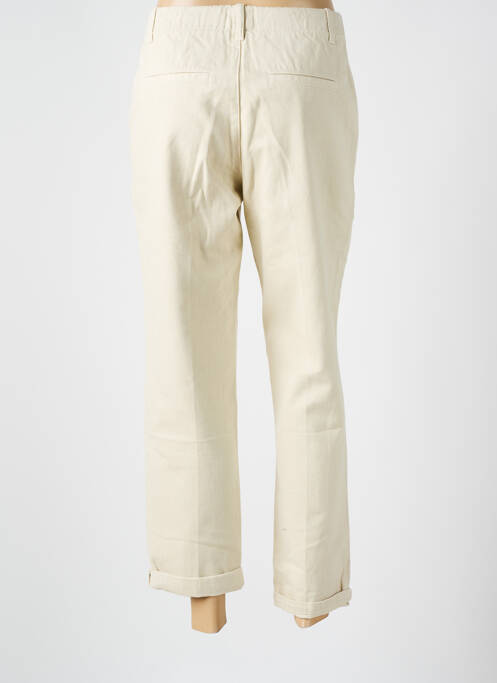 Jeans coupe droite beige LABDIP pour femme