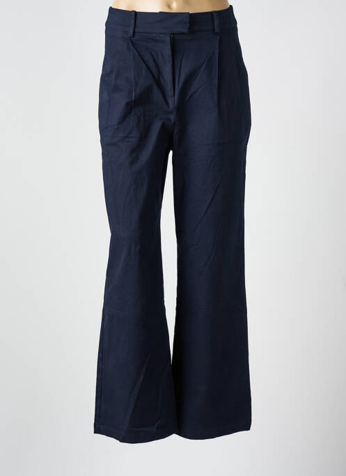 Pantalon droit bleu FRNCH pour femme
