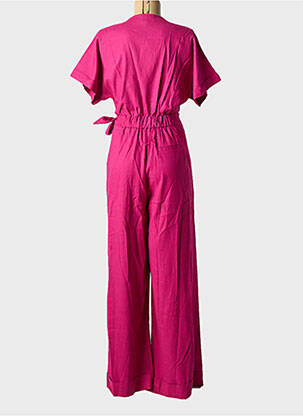 Combi-pantalon manches courtes manches courtes rose FRNCH femme