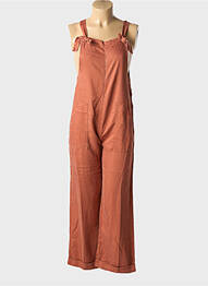 Combi-pantalon sans manche sans manche orange LABDIP femme