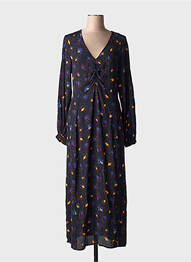 Robe longue manches longues manches longues noir OTTOD'AME femme