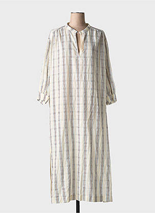Robe longue manches longues manches longues beige OTTOD'AME femme