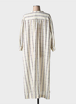 Robe longue manches longues manches longues beige OTTOD'AME femme