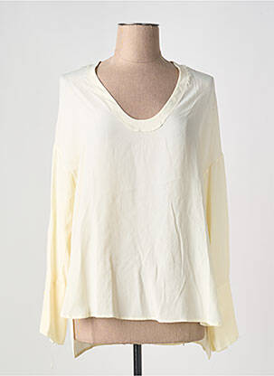 Blouse manches longues manches longues beige OTTOD'AME femme