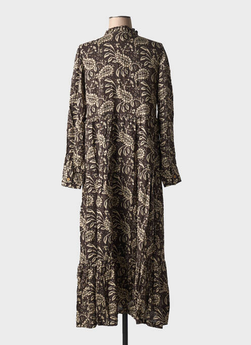 Robe longue gris CHICOSOLEIL pour femme