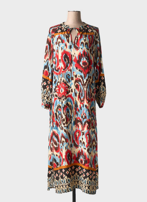 Robe longue rouge LA FEE MARABOUTEE pour femme