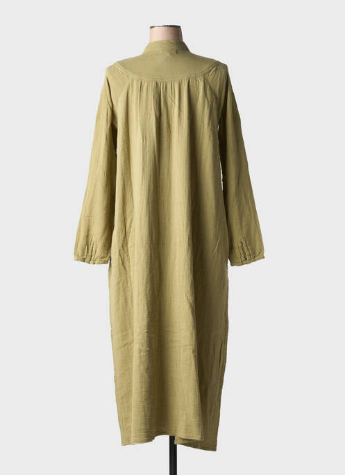 Robe longue vert CHICOSOLEIL pour femme