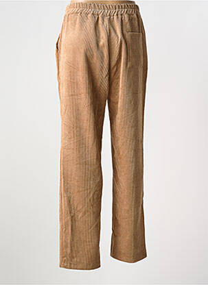 Pantalon droit stretch taille normale marron LA FEE MARABOUTEE femme