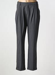 Pantalon droit stretch taille normale gris O'MER femme