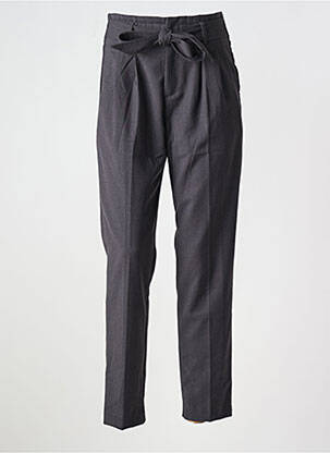 Pantalon slim taille élastique taille normale gris GRACE & MILA femme