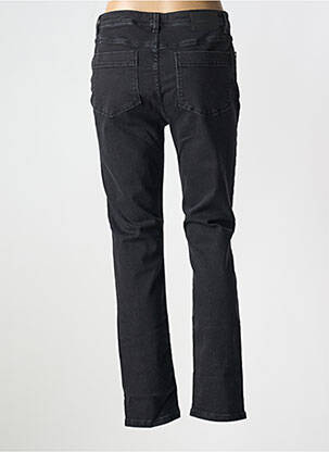 Jeans coupe slim stretch taille normale noir LA FEE MARABOUTEE femme