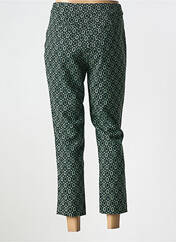 Pantalon 7/8 vert LA FEE MARABOUTEE pour femme seconde vue