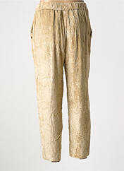 Pantalon droit beige OTTOD'AME pour femme seconde vue
