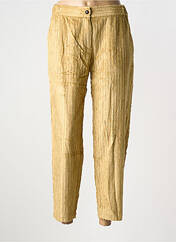 Pantalon droit jaune OTTOD'AME pour femme seconde vue