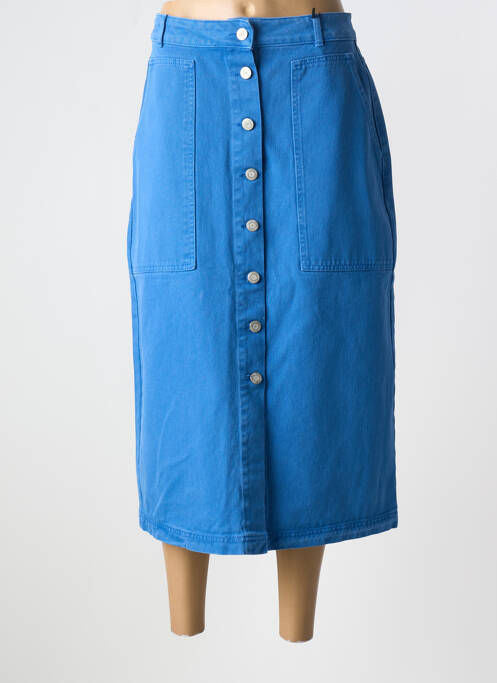 Jupe longue bleu CKS pour femme