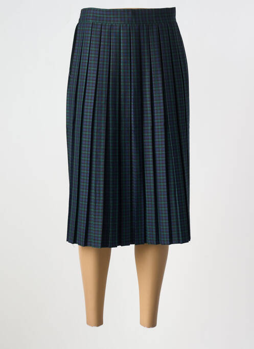 Jupe mi-longue bleu O'MER pour femme