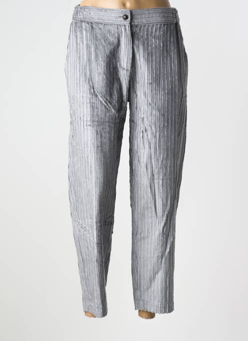 Pantalon droit gris OTTOD'AME pour femme