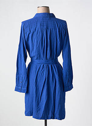 Robe courte manches longues manches longues bleu LA PETITE ETOILE femme
