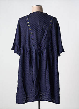 Robe courte manches courtes manches courtes bleu FRNCH femme