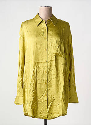 Chemisier coupe fluide manches longues vert FRNCH femme