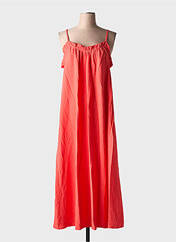 Robe longue rouge BOBBIE&BOB pour femme seconde vue