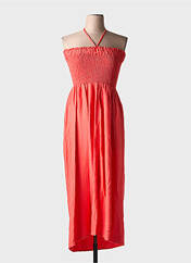 Robe longue rouge BOBBIE&BOB pour femme seconde vue