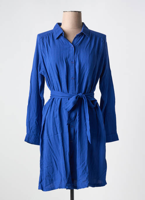Robe courte bleu LA PETITE ETOILE pour femme