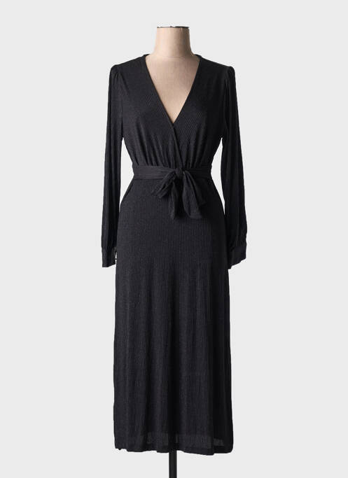Robe mi-longue noir GRACE & MILA pour femme