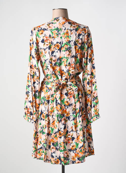 Robe mi-longue orange ANNAHPA pour femme