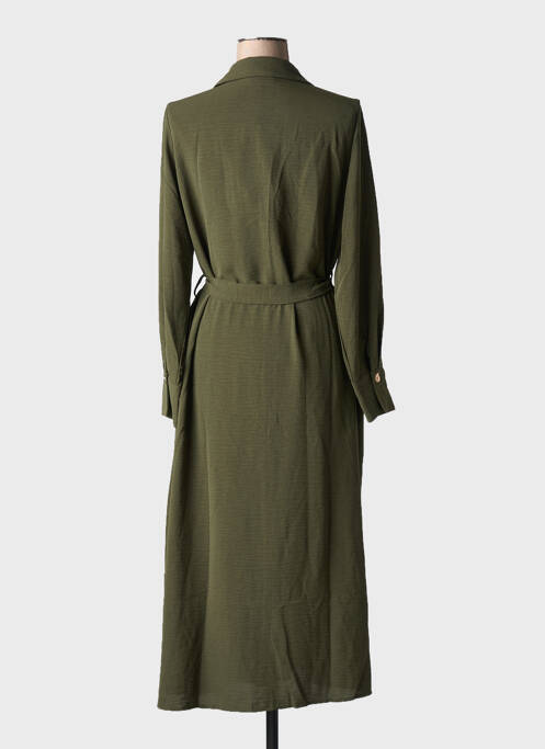 Robe mi-longue vert GRACE & MILA pour femme