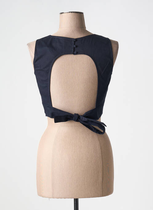 Top bleu FRNCH pour femme