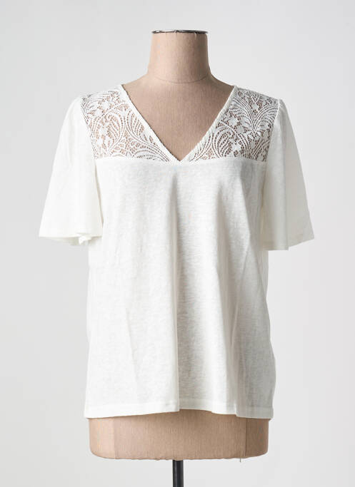 T-shirt beige GRACE & MILA pour femme