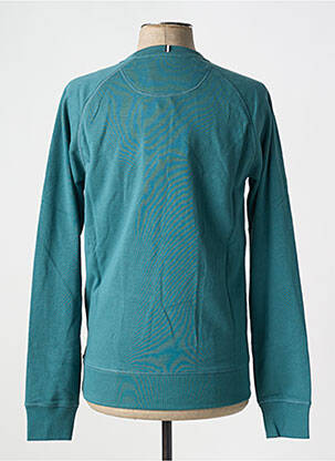 Pull col rond manches longues vert FAGUO homme