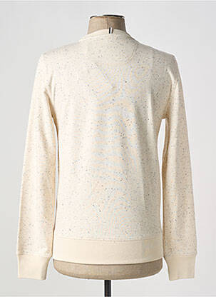 Pull coupe cintrée manches longues beige FAGUO femme