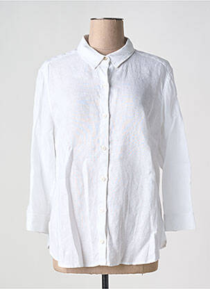 Chemise manches longues coupe droite blanc ZYGA homme