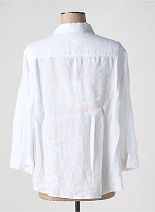 Chemise manches longues coupe droite blanc ZYGA homme