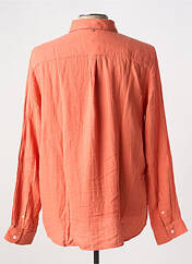 Chemise manches longues orange FAGUO pour homme seconde vue