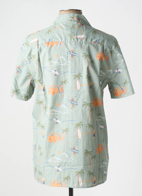 Chemise manches courtes vert FAGUO pour homme