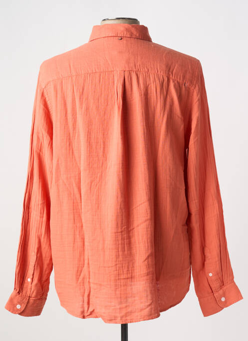 Chemise manches longues orange FAGUO pour homme