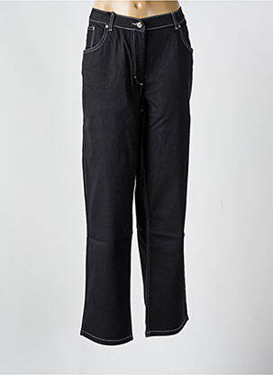 Jeans coupe droite stretch taille normale noir NO SECRET femme