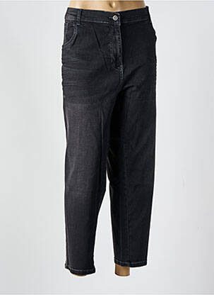 Jeans coupe droite stretch taille normale noir NO SECRET femme