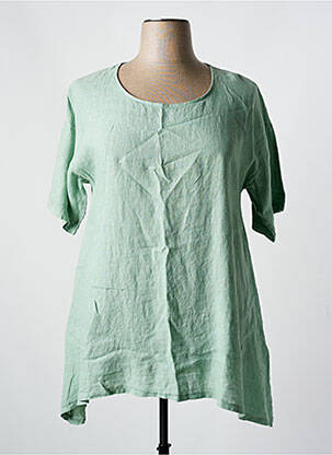 Blouse vert SOPHIA CURVY pour femme