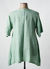Blouse vert SOPHIA CURVY pour femme seconde vue