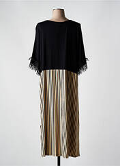 Robe mi-longue noir SOPHIA CURVY pour femme seconde vue