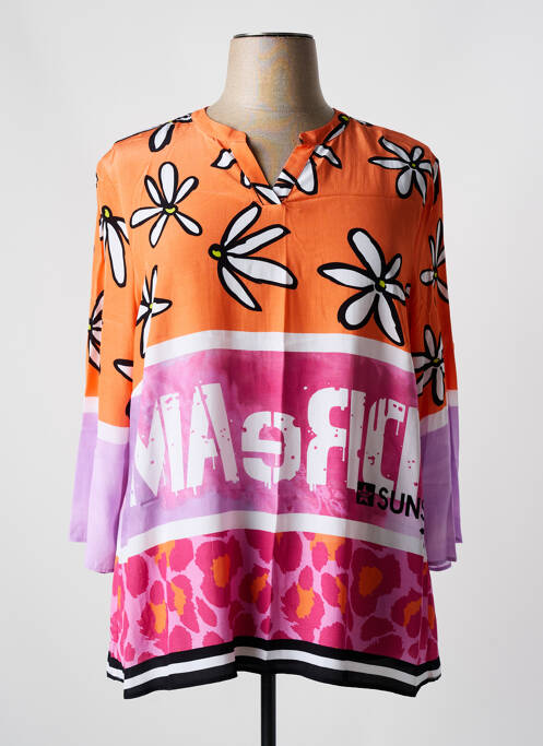 Blouse orange SEE YOU pour femme